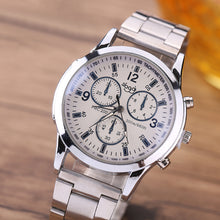 Load image into Gallery viewer, Men Fashion Business Casual Stainless Steel Quartz Analog Wrist Watch Jewelry - provenclothes