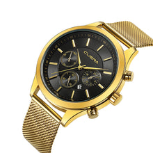 Load image into Gallery viewer, Men's Stainless Steel Mesh Strap Wristwatch Quartz Analog Business Wrist Watch - provenclothes