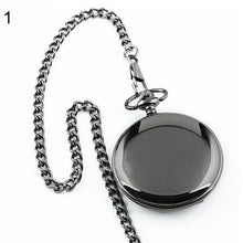 Load image into Gallery viewer, Retro Vintage Men Steampunk Smooth Surface Pendant Chain Classic Pocket Watch - provenclothes